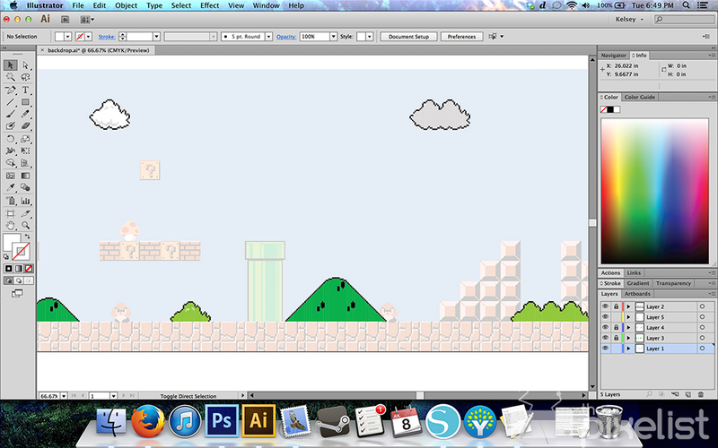 Illustration for article titled Watch A Super Mario Bros. Aquarium Get Built From Scratch